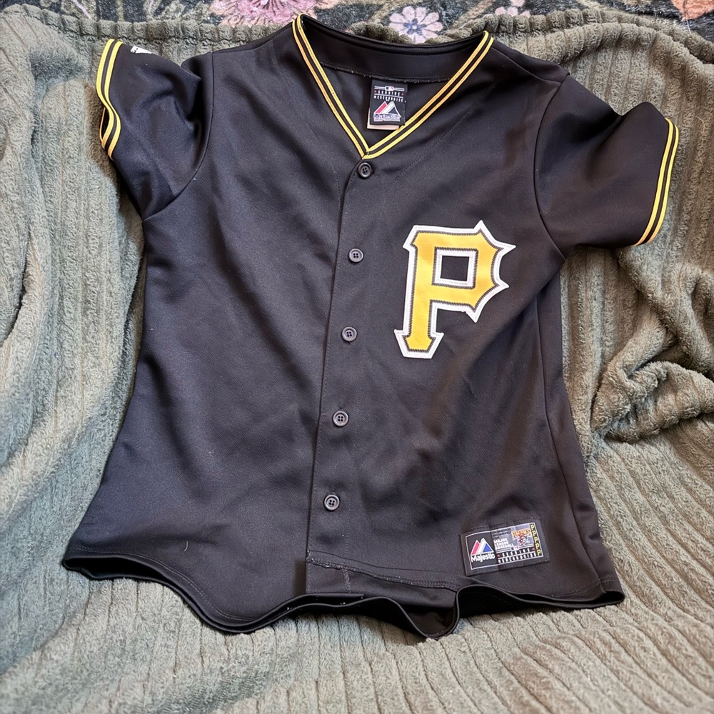 Pirates- Majestic Black and Gold Jersey